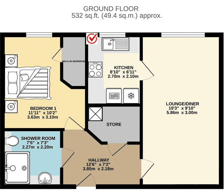 floor plan flat