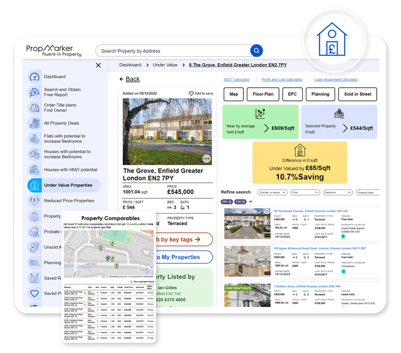 PropMarker | Uncover Undervalued Property Deals